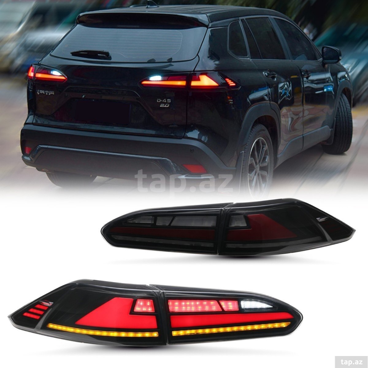 Toyota Corolla Cross 2024 LED stopları