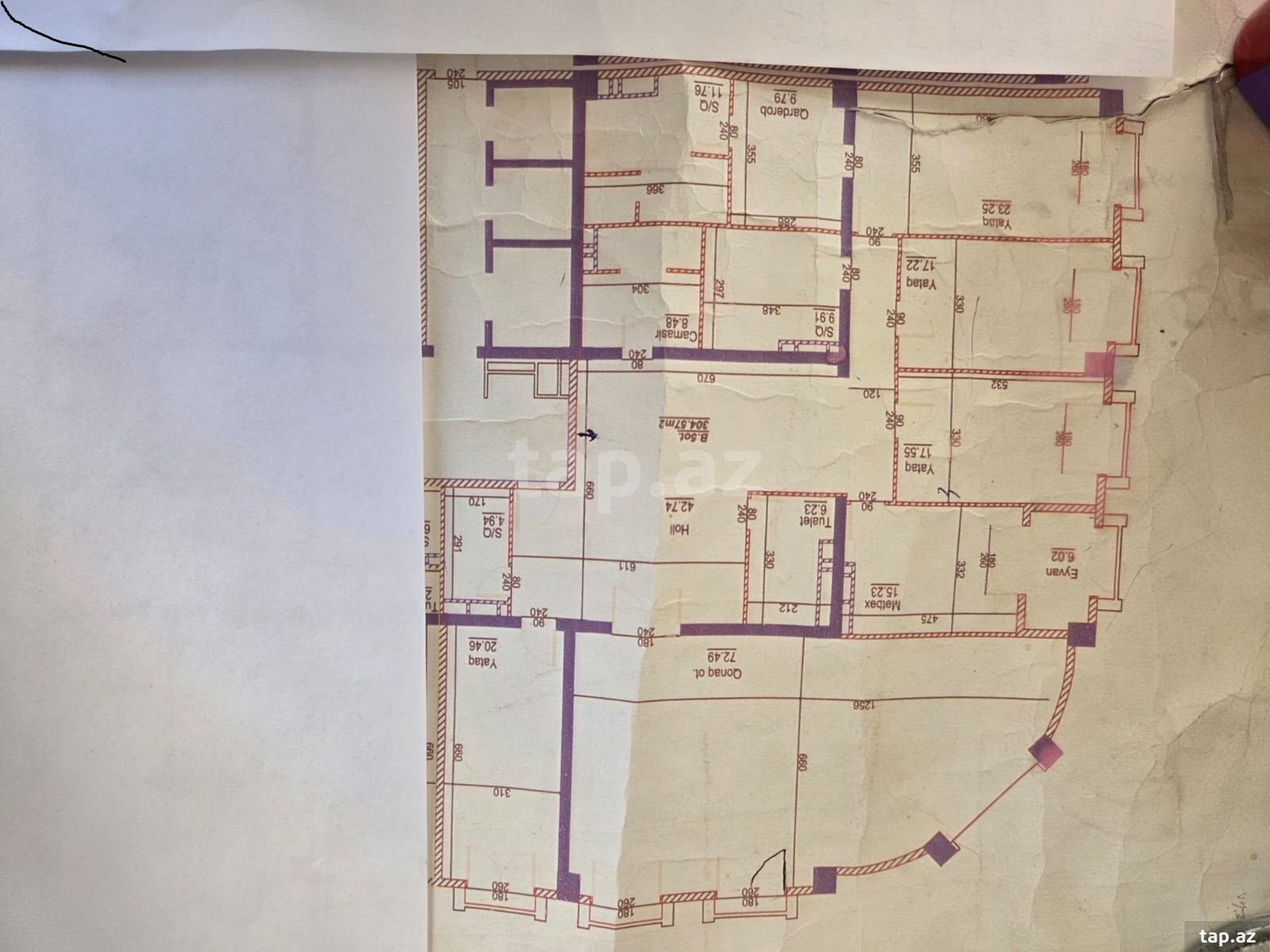 5-otaqlı yeni tikili, H.Cavid pr., 303 m² (14)
