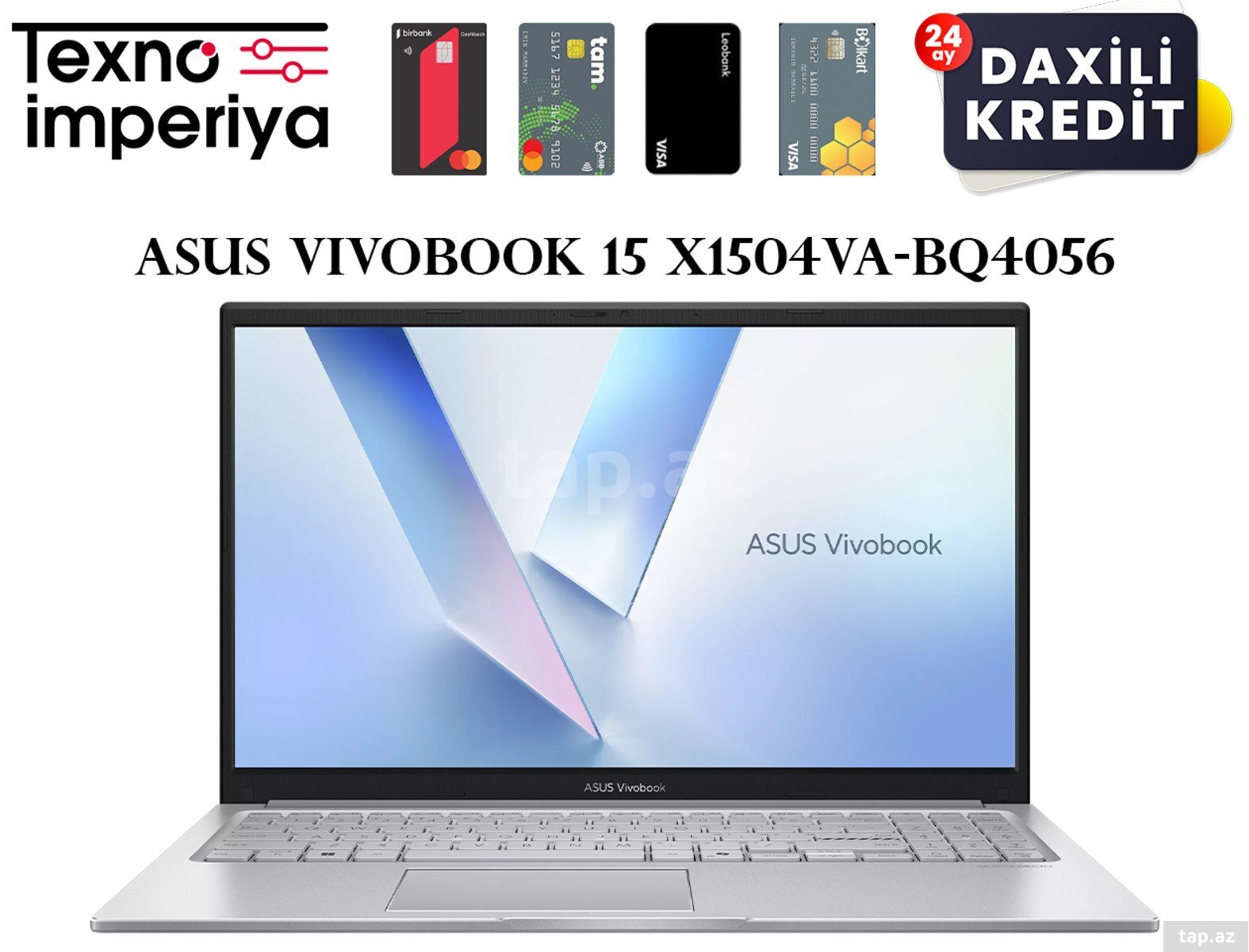 ASUS VivoBook 15 X1504VA-BQ4056  90NB13Y2-M01PW0