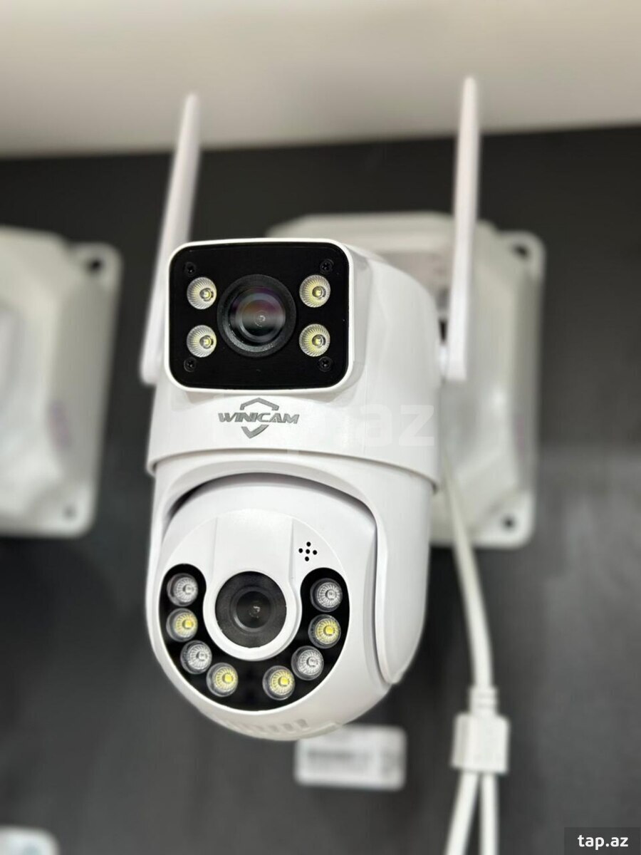 Wifi PTZ360° çöl 2 kamera 8MP/4K+64GB