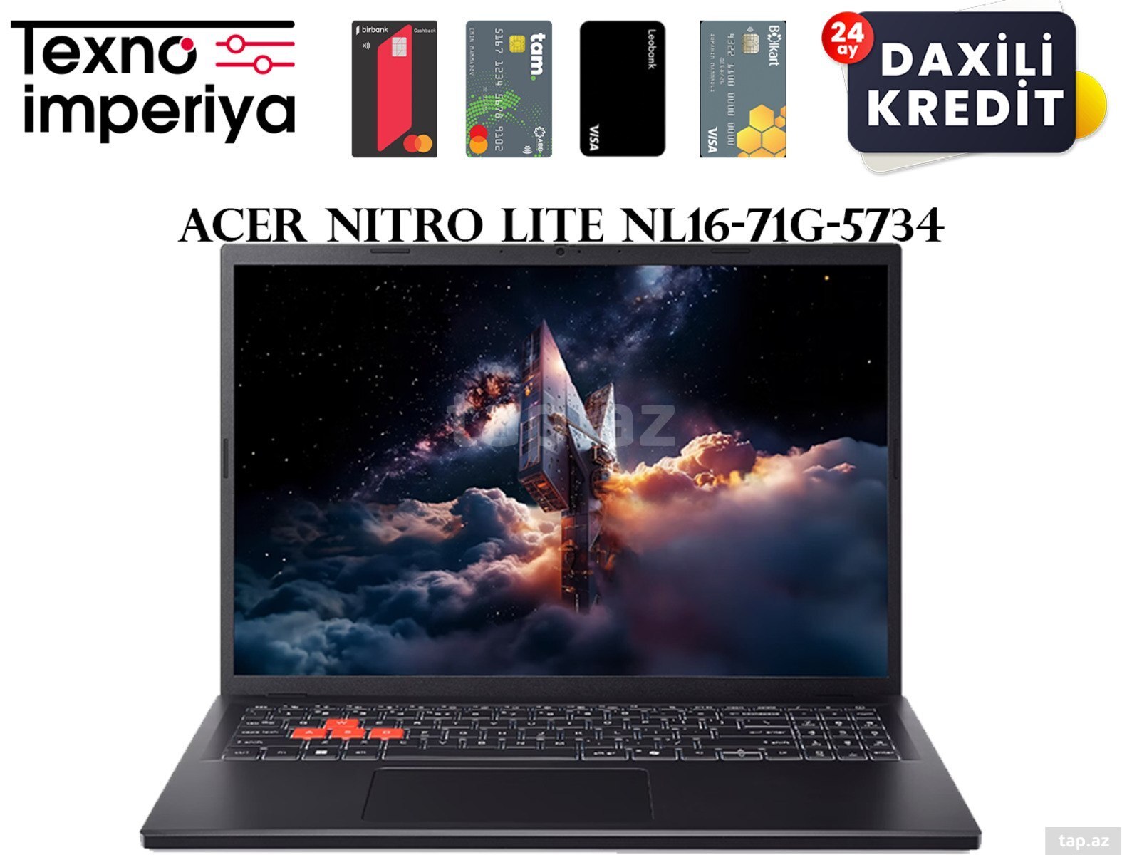 Acer Nitro Lite NL16-71G-5734 NH.DABER.001