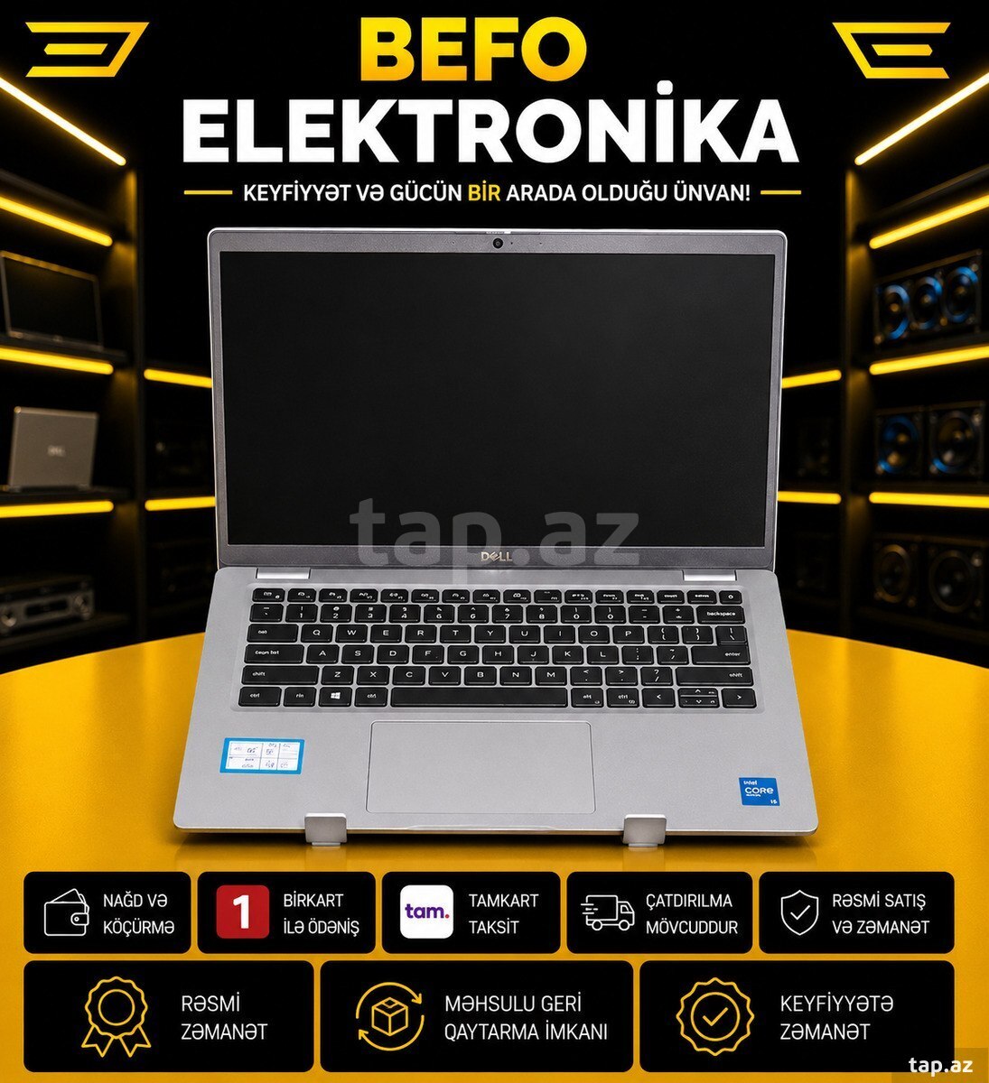 Dell Latitude 5420 i5 11ci nəsil / 8GB RAM / 14” FHD
