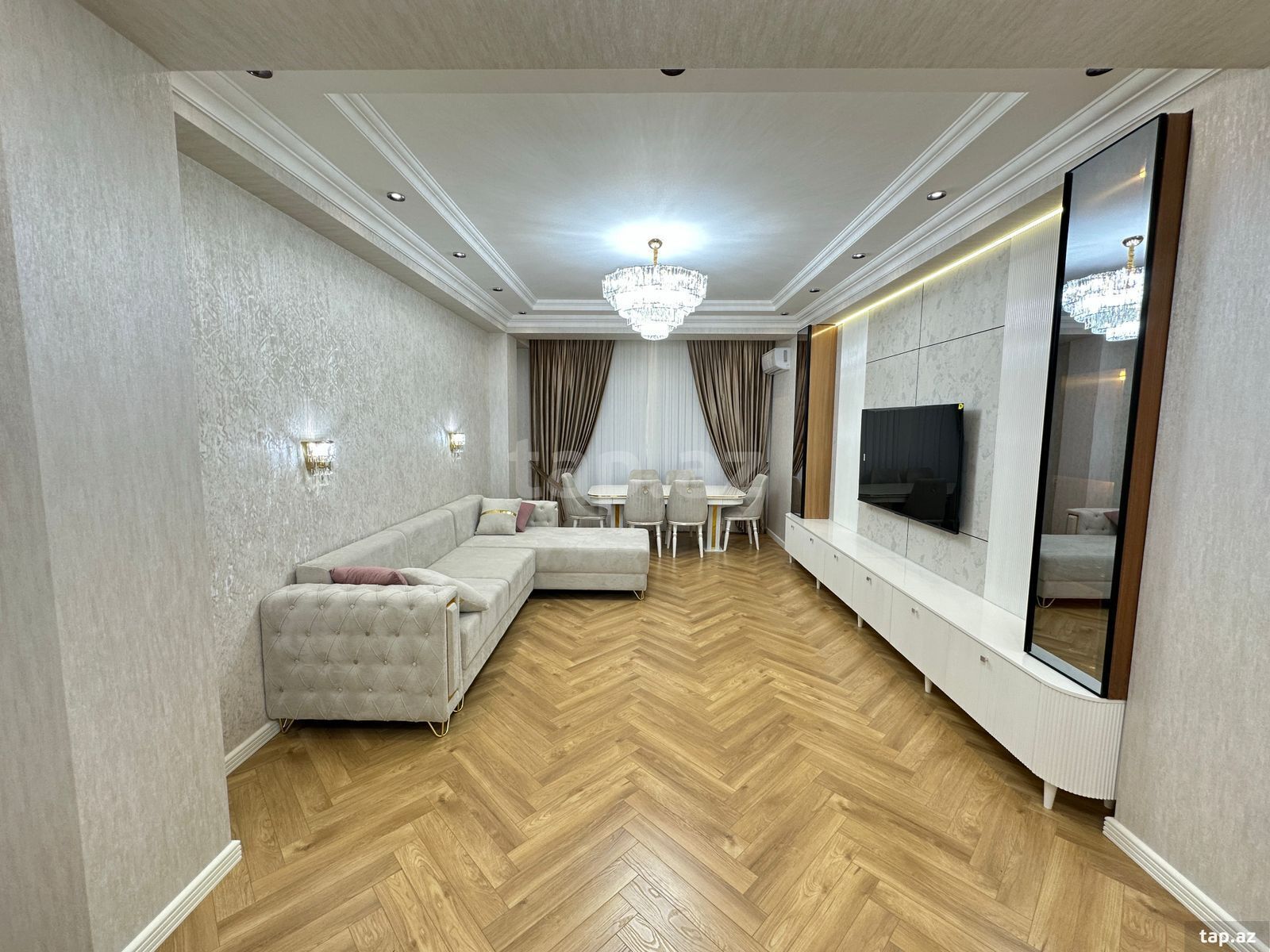 4-otaqlı yeni tikili, Ə.Əliyev küç., 181 m²
