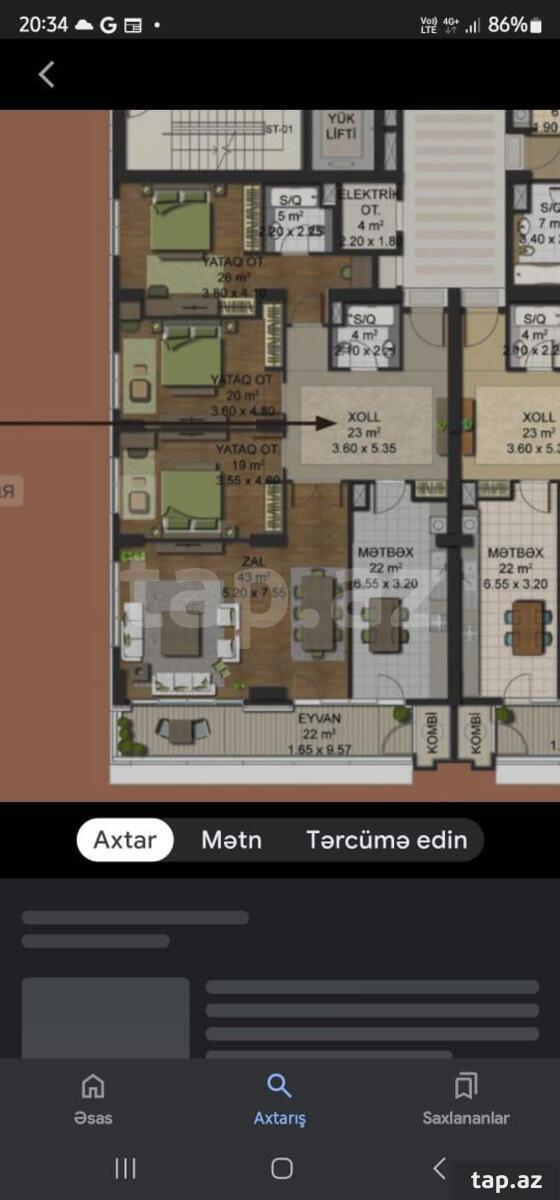 4-otaqlı yeni tikili, Ağ Şəhər., 194 m² (2)