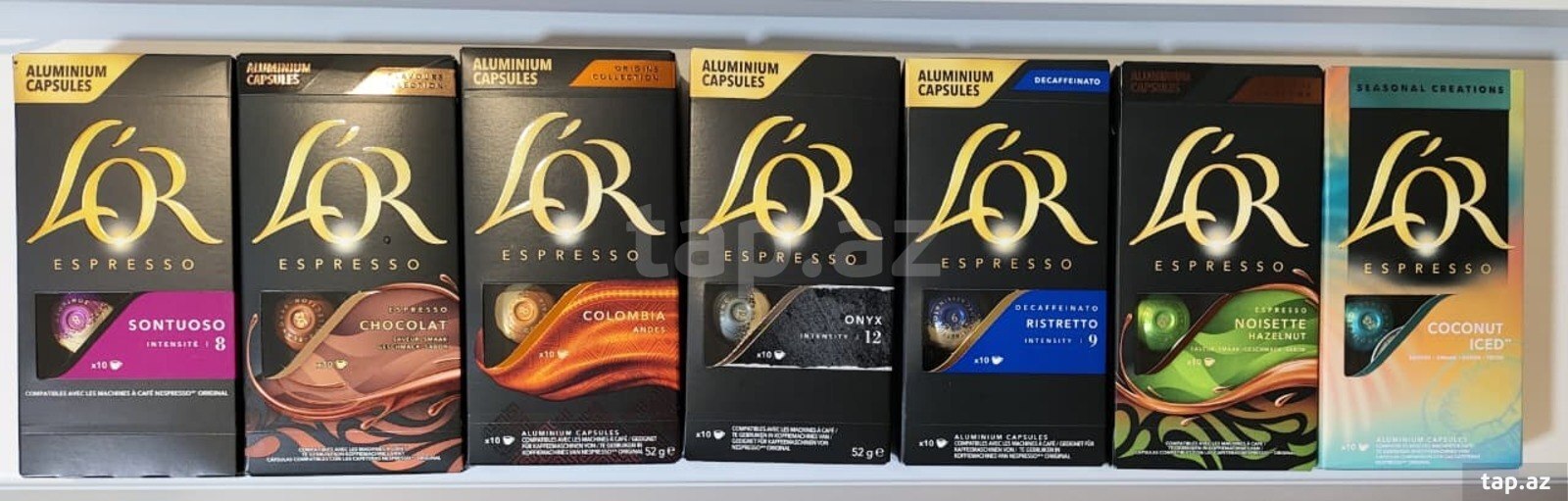 Lor Nespresso qəhvə kapsulları