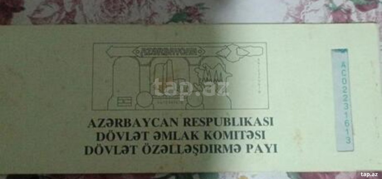 Özəlləşdirmə çeki