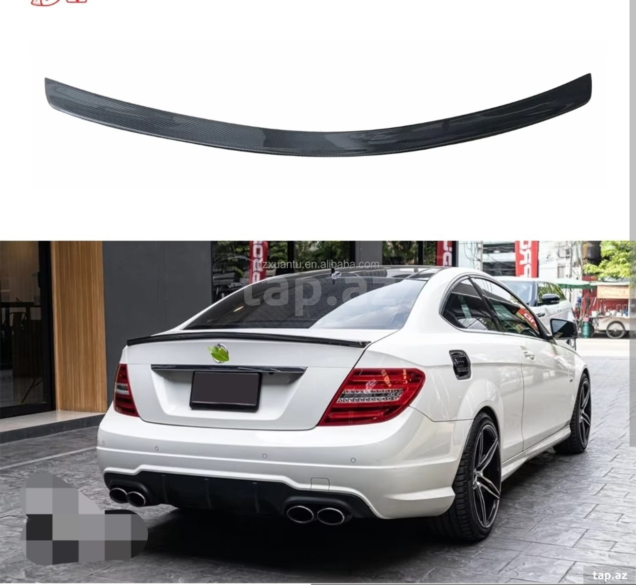 Mercedes W204 Baqaj spoyleri