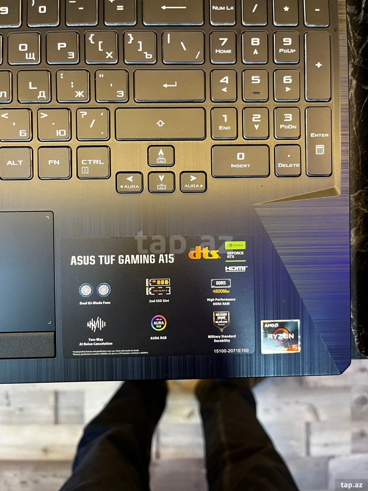 Noutbuk Asus Tuf Gaming A15 (7)