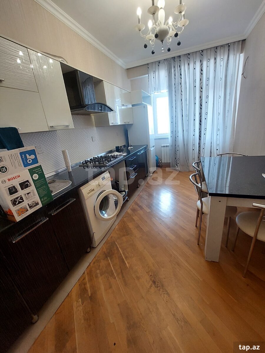 2-otaqlı yeni tikili kirayə verilir, Həzi Aslanov m., 92 m² (3)
