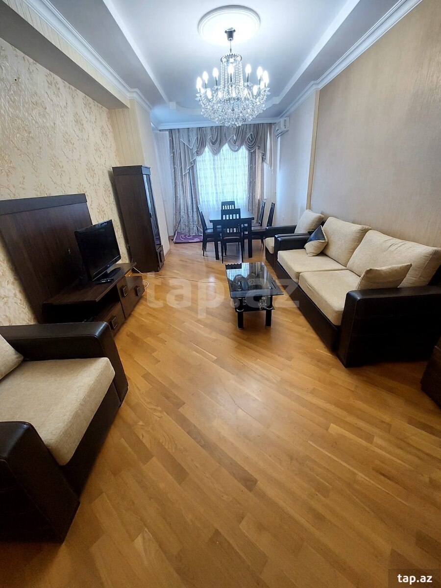 2-otaqlı yeni tikili kirayə verilir, Həzi Aslanov m., 92 m²