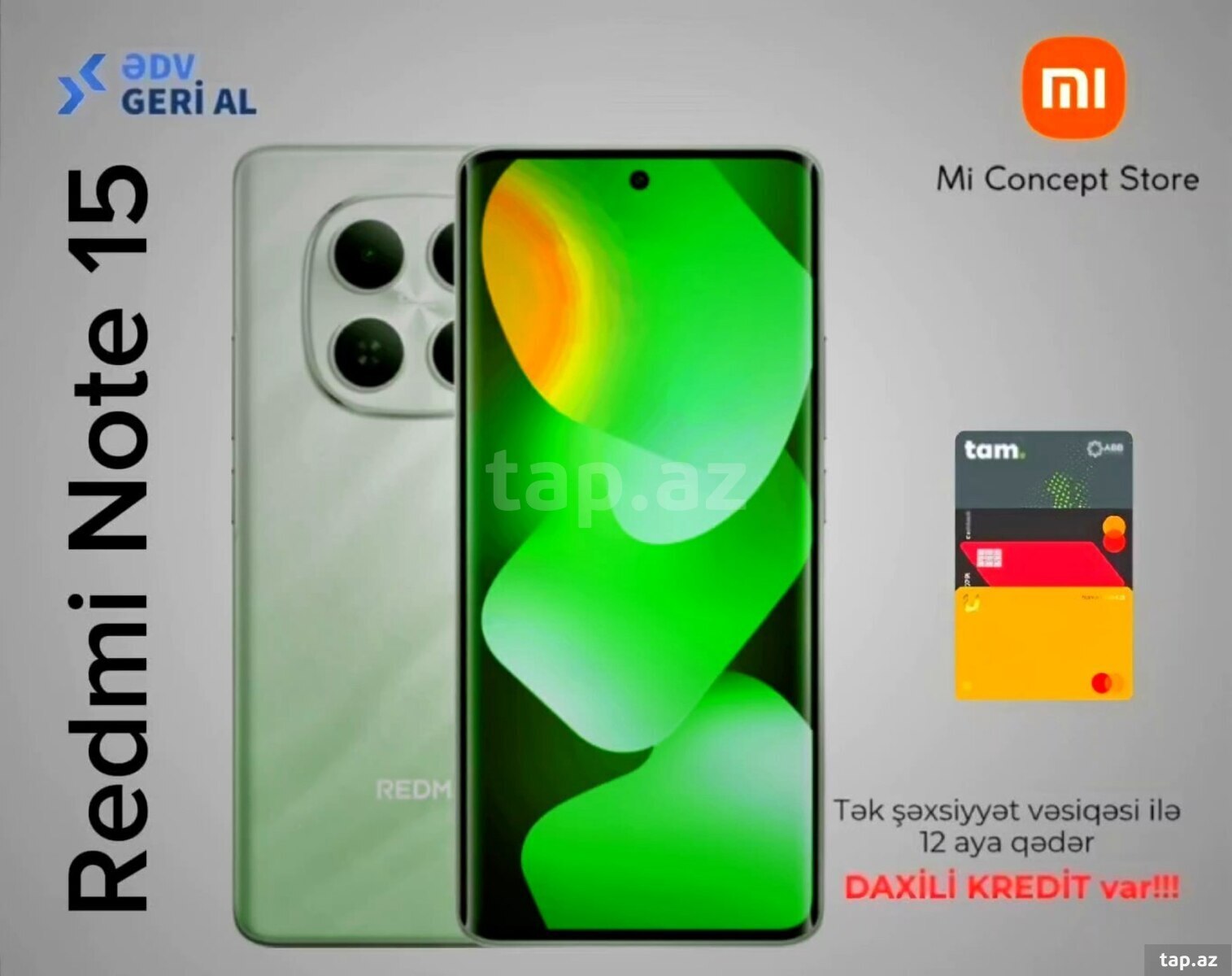 Xiaomi Redmi Note 15 Forest Green 128GB/6GB