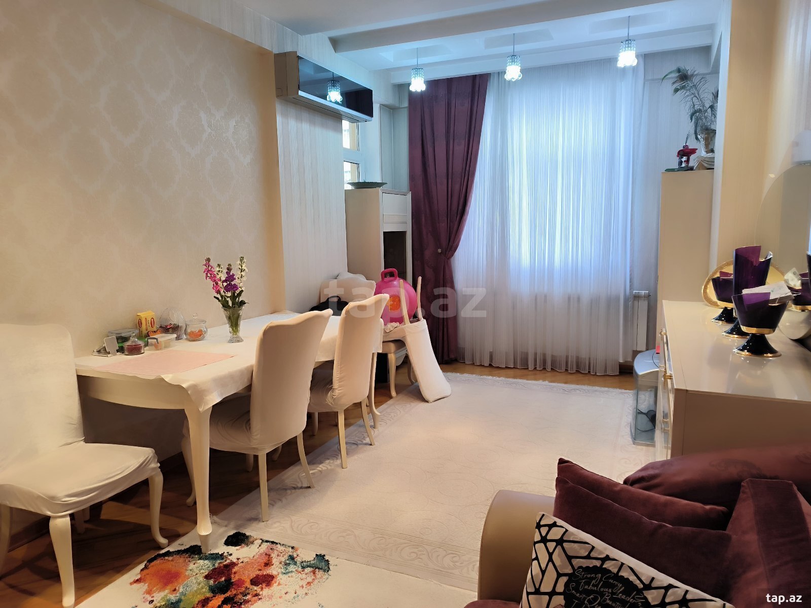 3-otaqlı yeni tikili, Yeni Yasamal qəs., 86 m²