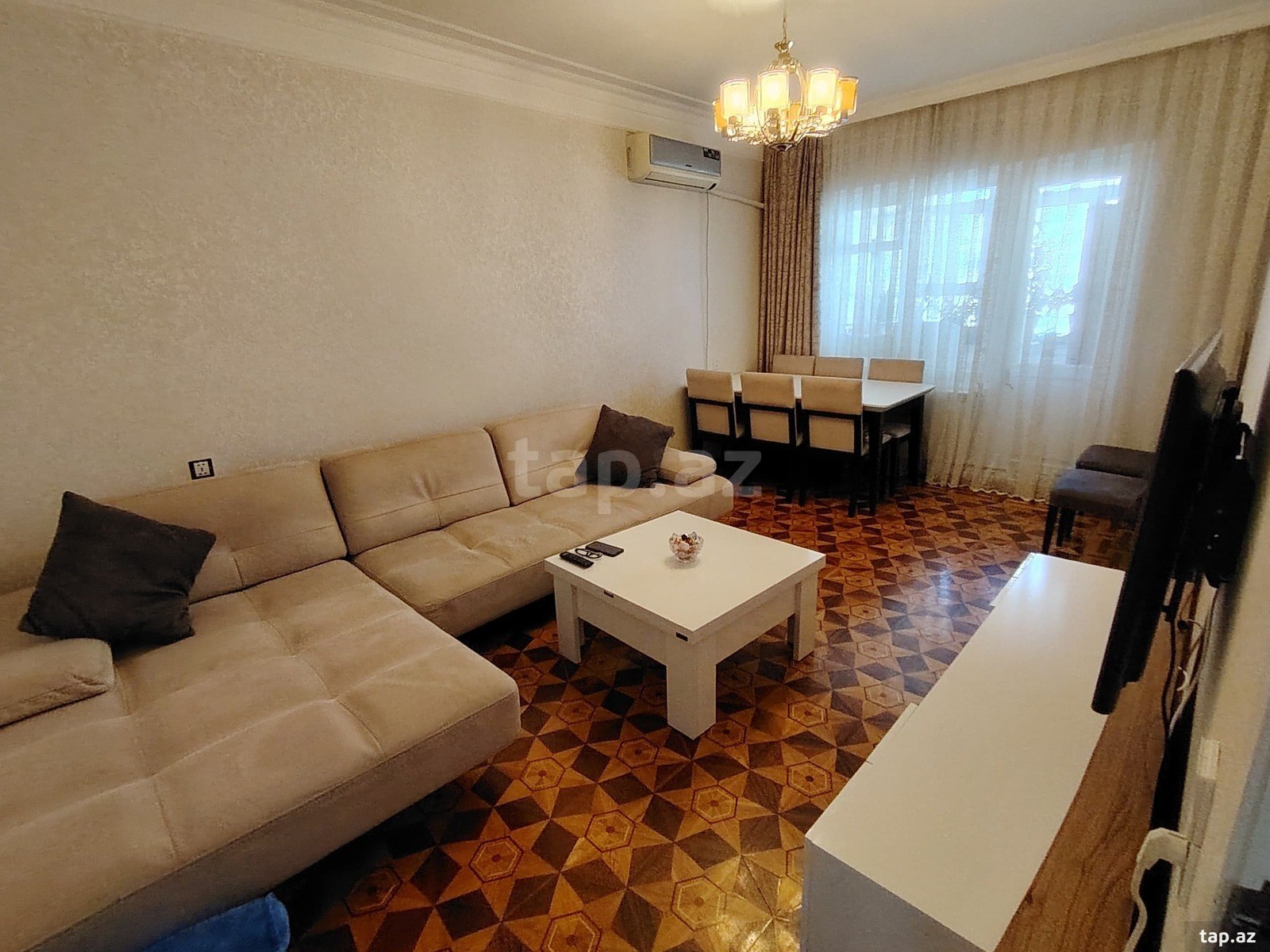 3-otaqlı mənzil, M.Əcəmi m., 80 m²