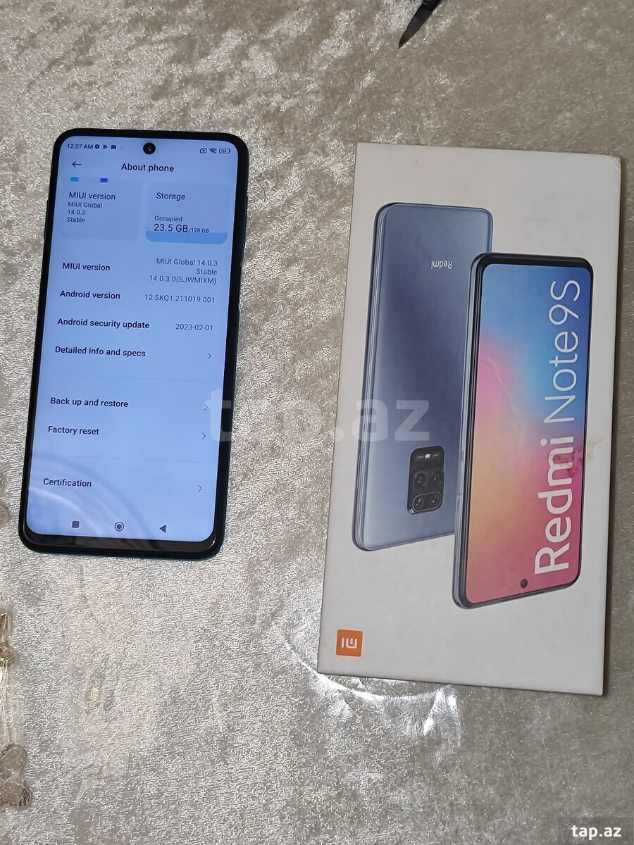 Xiaomi Redmi Note 9S Aurora Blue 128GB/6GB (2)