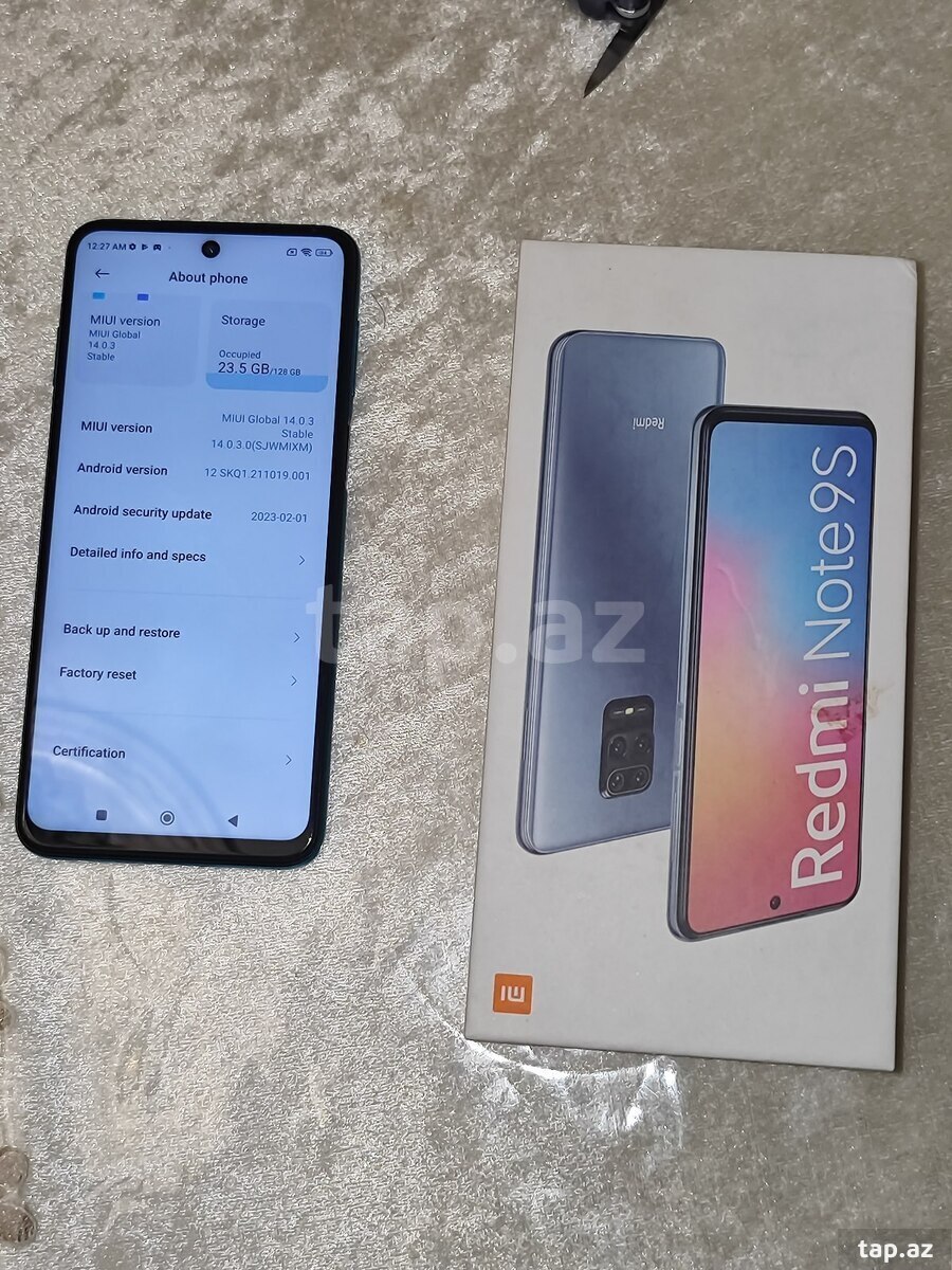 Xiaomi Redmi Note 9S Aurora Blue 128GB/6GB (4)