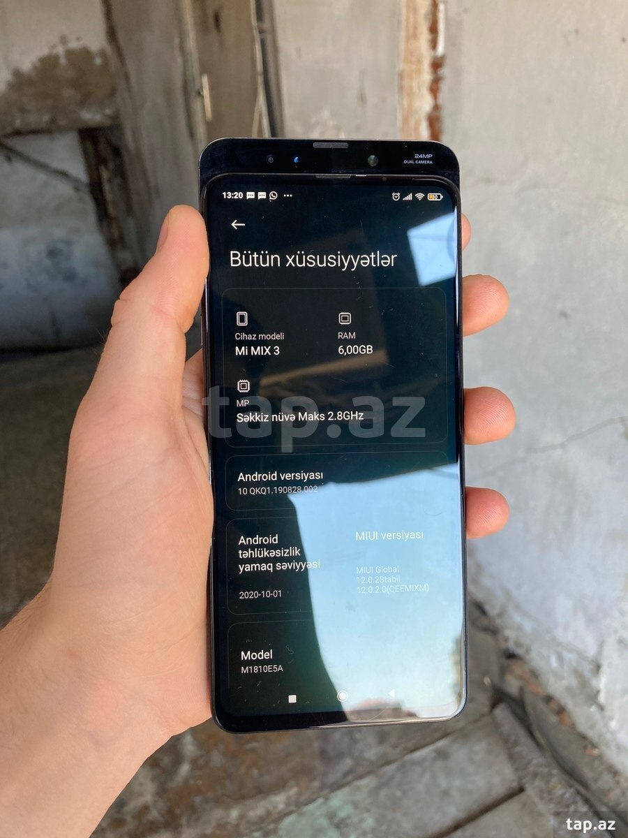 Xiaomi Mi Mix 3 Onyx Black 128GB/6GB (8)