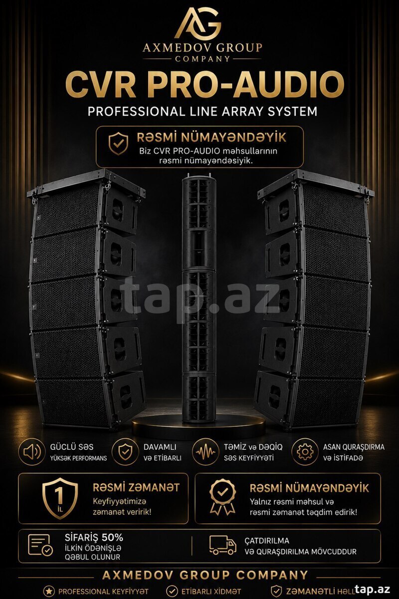 CVR PRO-AUDIO — peşəkar Line Array audio sistemləri