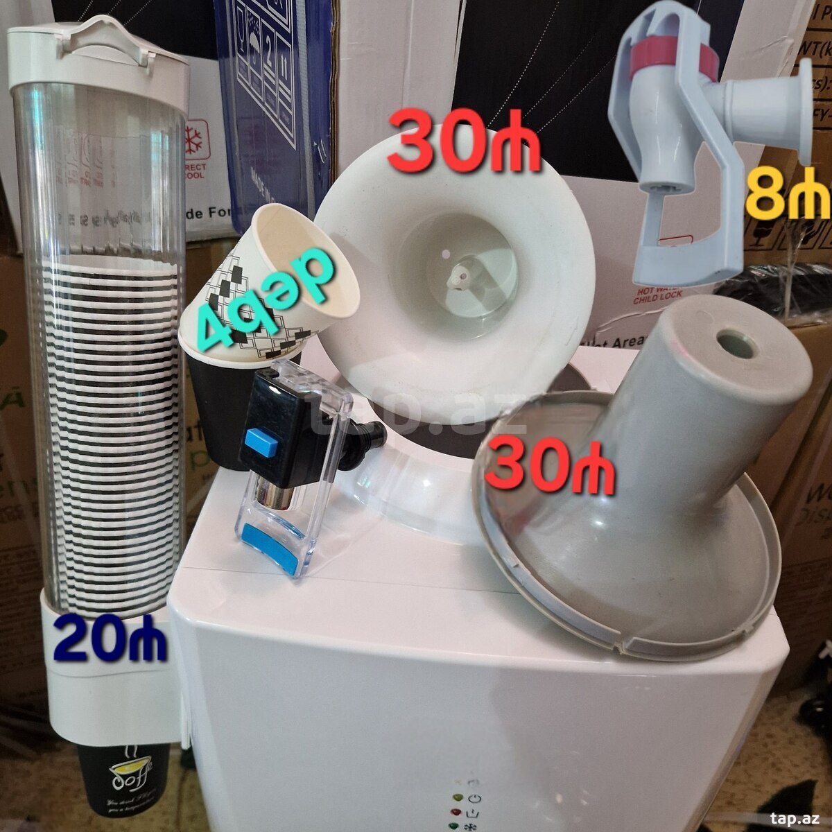 Dispenser üçün stəkan qabı