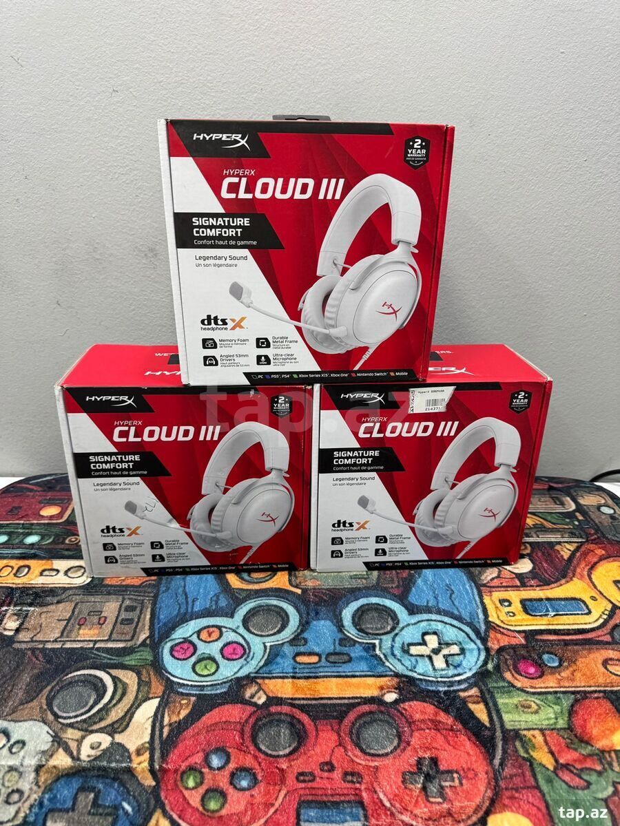 Hyperx Cloud 3 white
