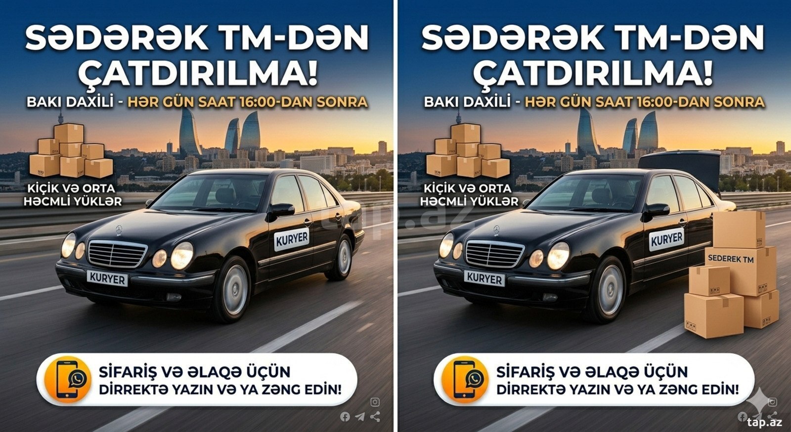 Çatdırılma və kuryer xidməti