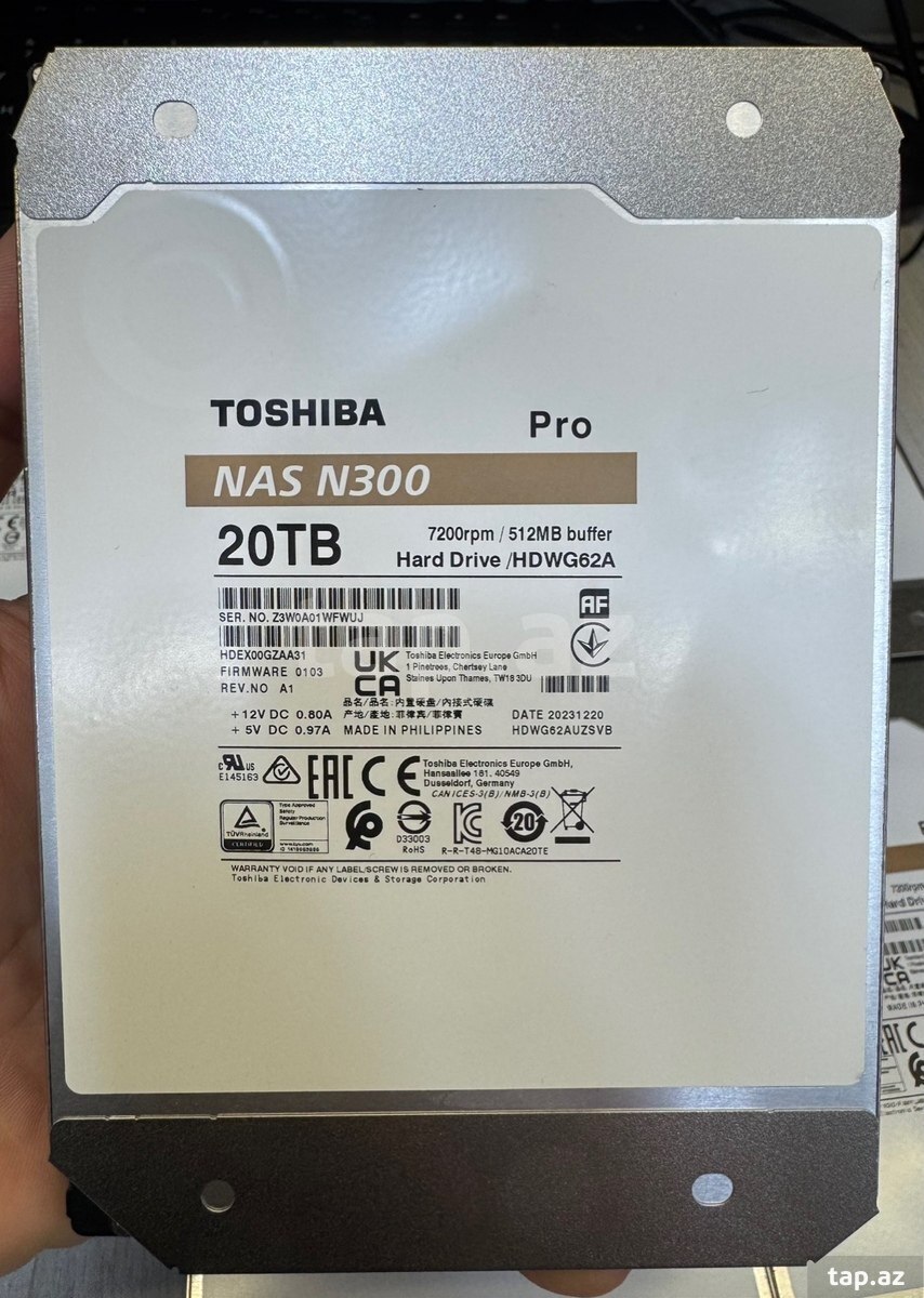 Hard disk Toshiba 20 TB  (2)