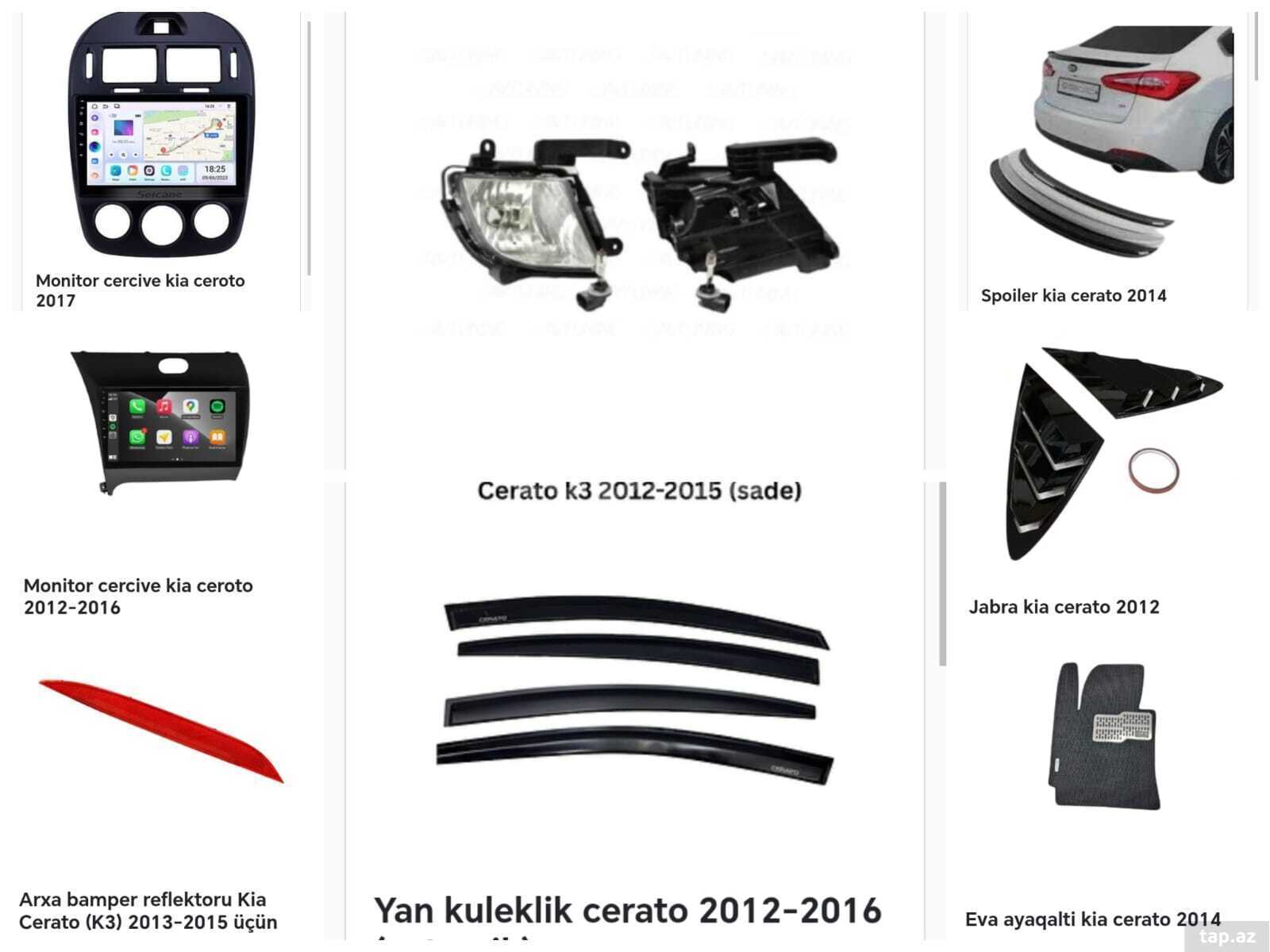 Kia Cerato aksesuarları