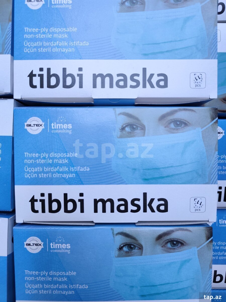 Giltex markalı 3 qat tibbi maskalar