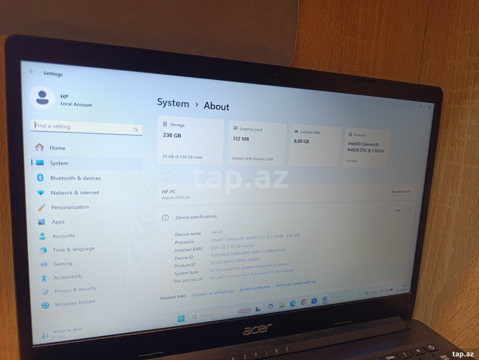 Acer Aspire A315-34 (2)