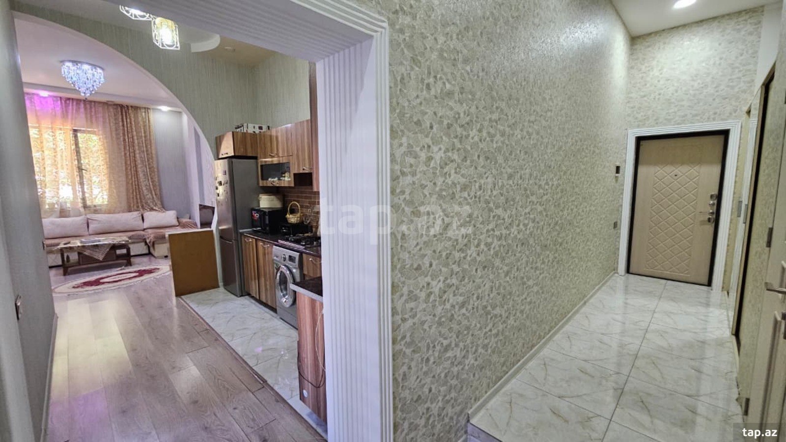 3-otaqlı yeni tikili, Həzi Aslanov m., 70 m² (7)