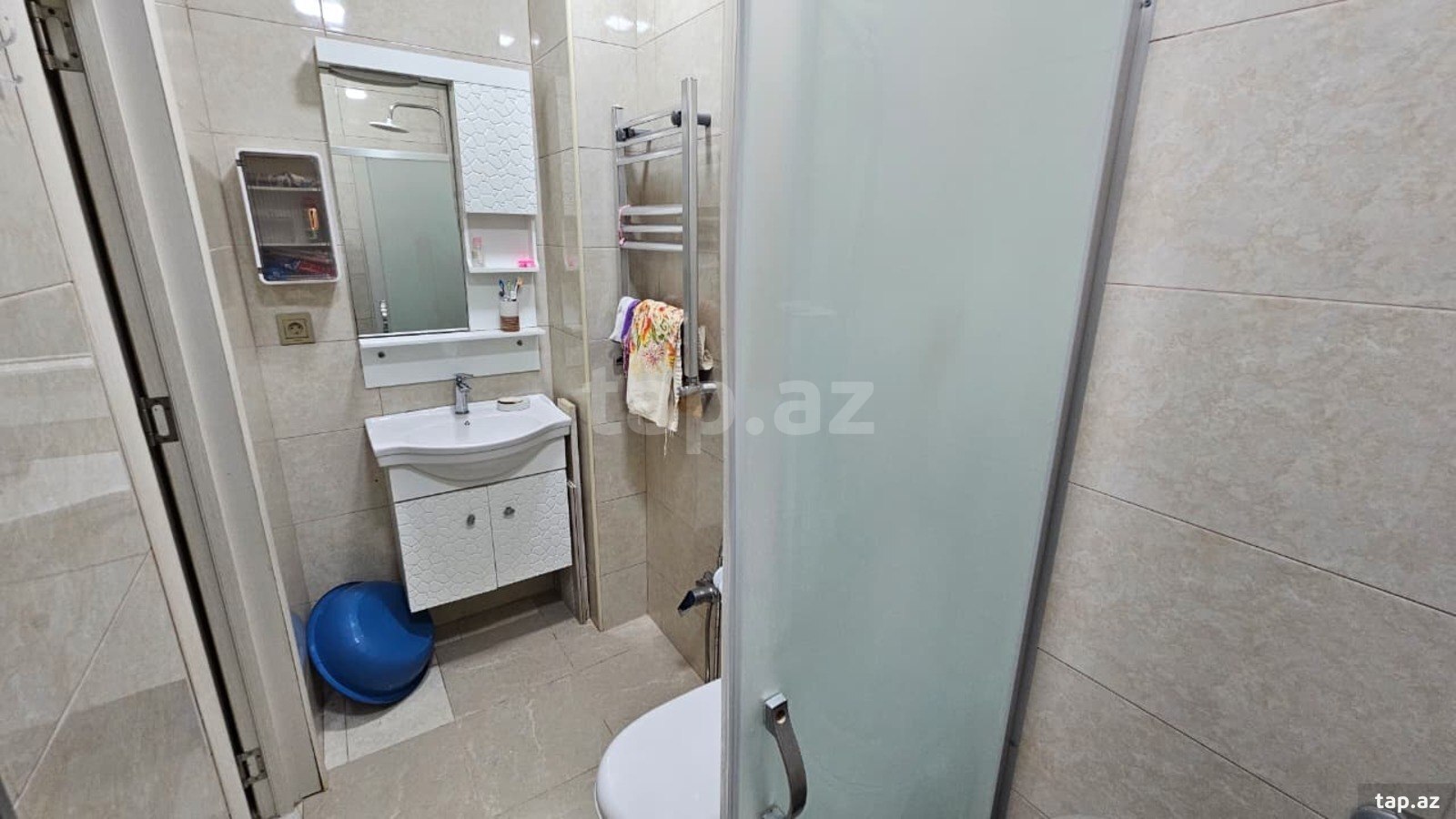 3-otaqlı yeni tikili, Həzi Aslanov m., 70 m² (15)