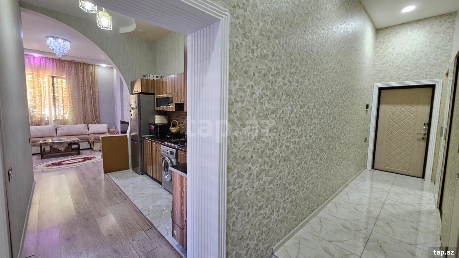 3-otaqlı yeni tikili, Həzi Aslanov m., 70 m² (6)