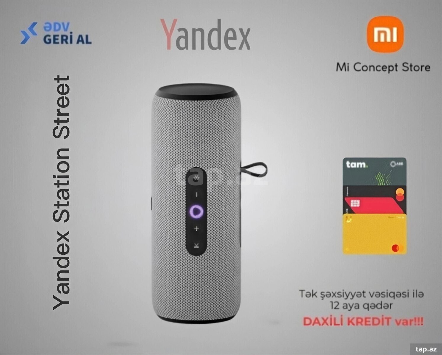 Ağıllı dinamik "Yandex Station Street Gray"