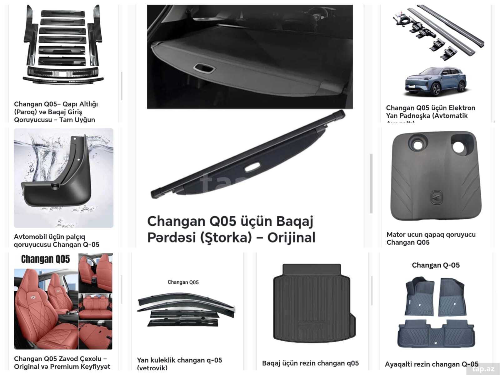 Changan Q05 aksesuarları