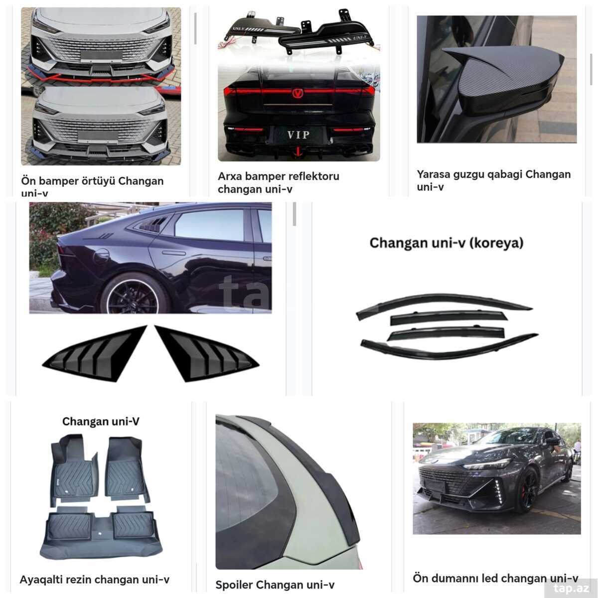 Changan Uni-V aksesuarları
