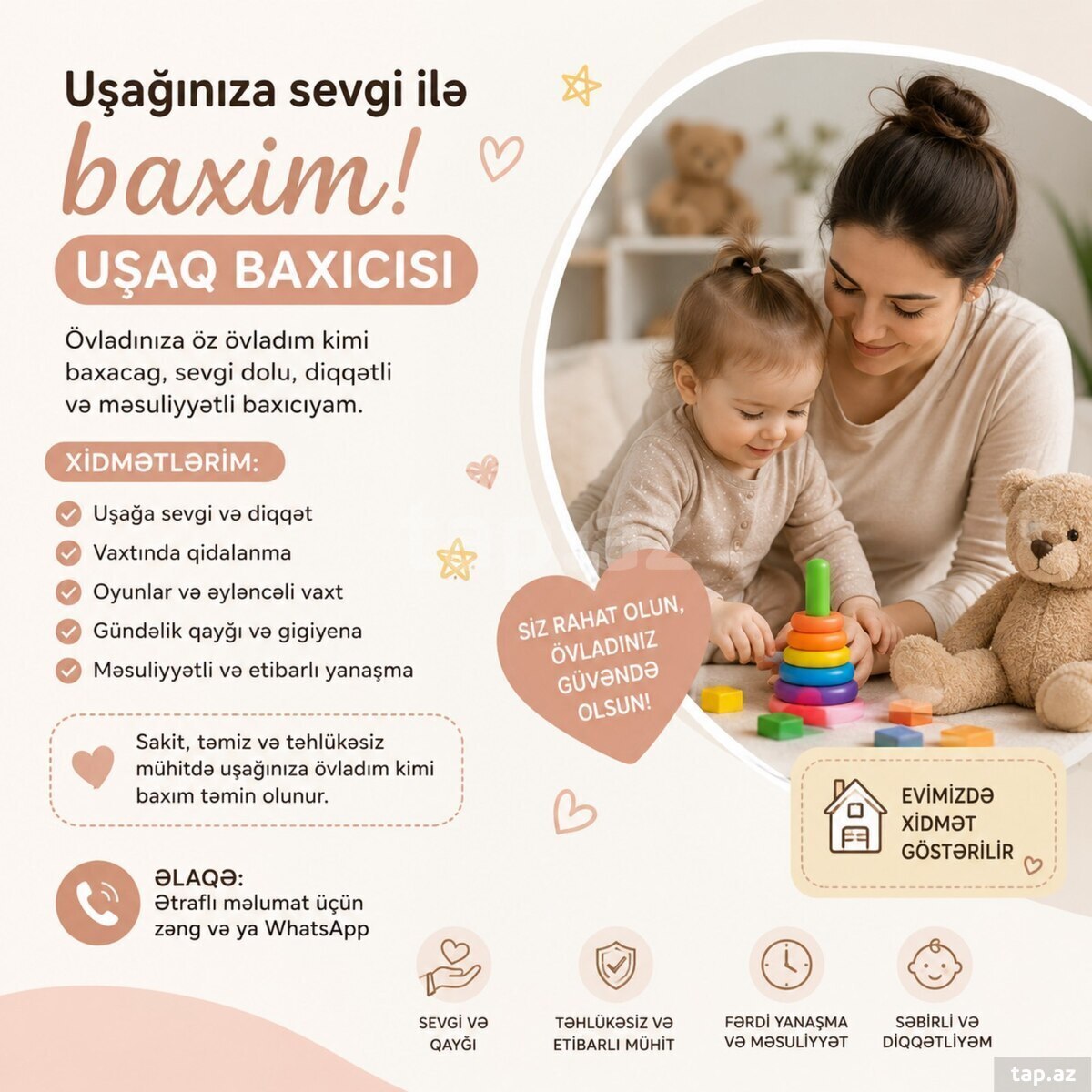 Baxıcı işi axtarıram