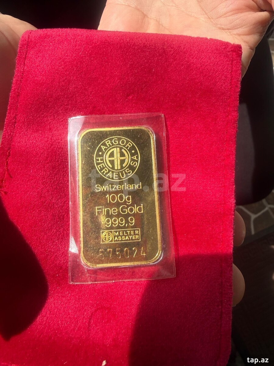 Qızıl külçə 100gr