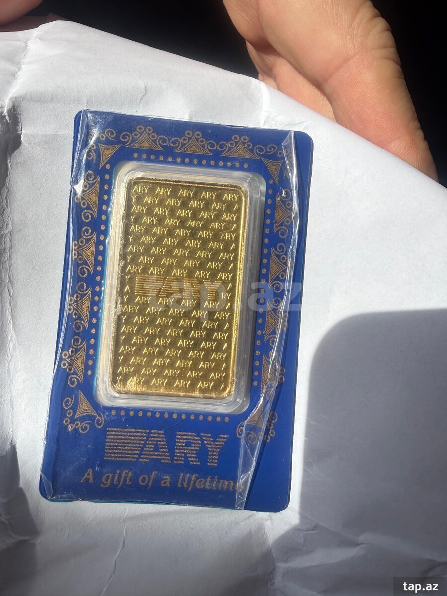 Qızıl külçə 100gr (4)