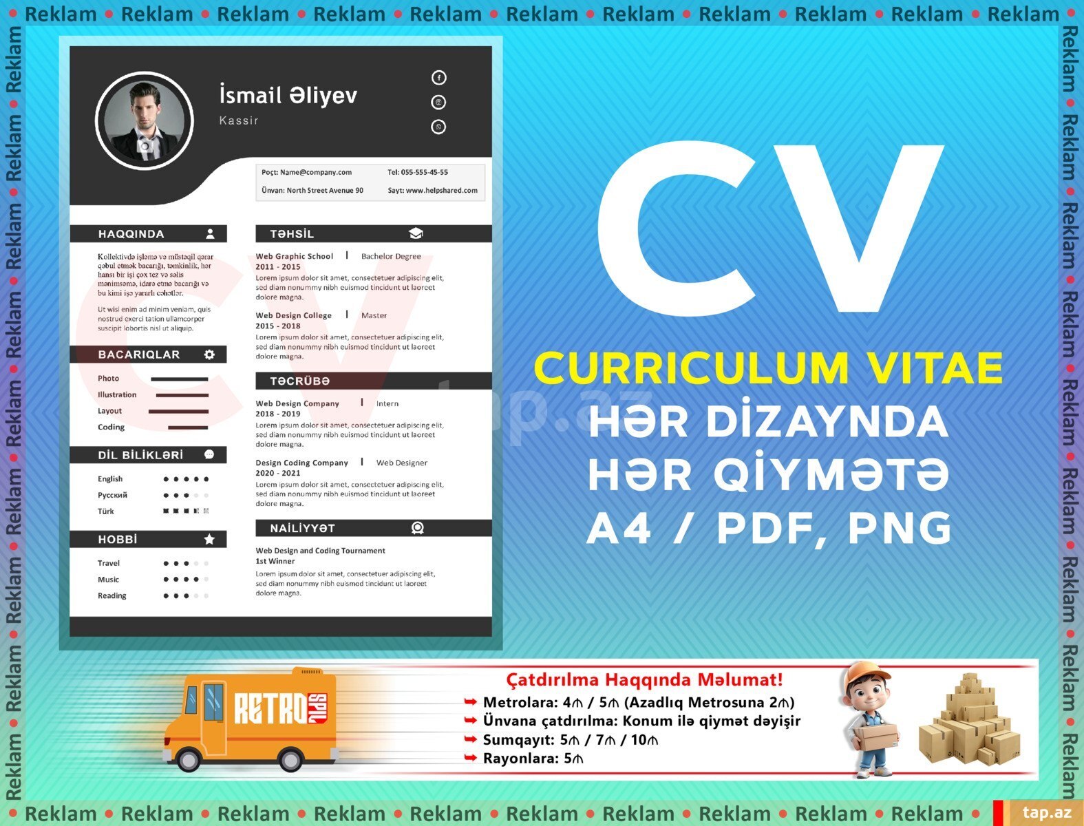 CV və tərcümeyi-hal hazırlanması (3)