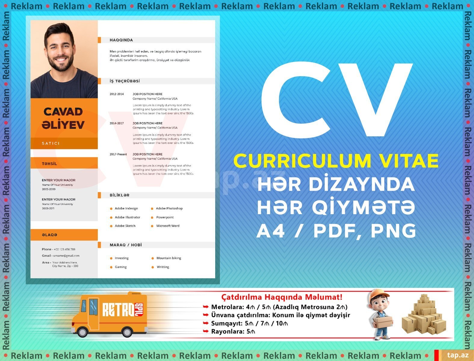 CV və tərcümeyi-hal hazırlanması (2)