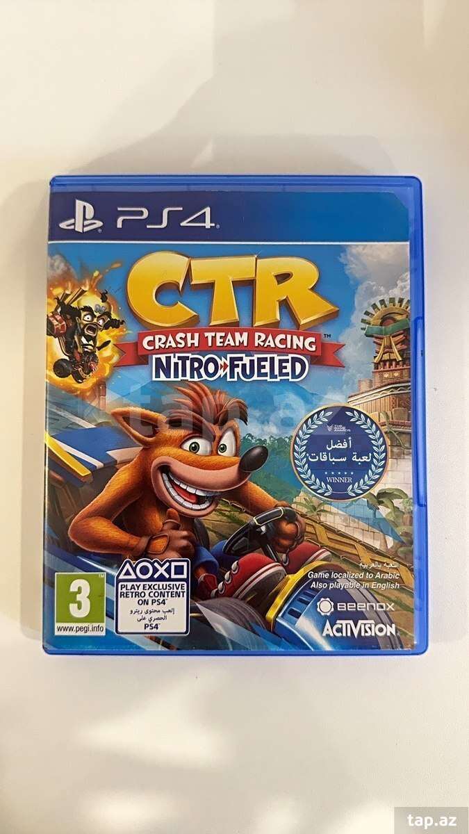 PS 4 oyun diski CTR