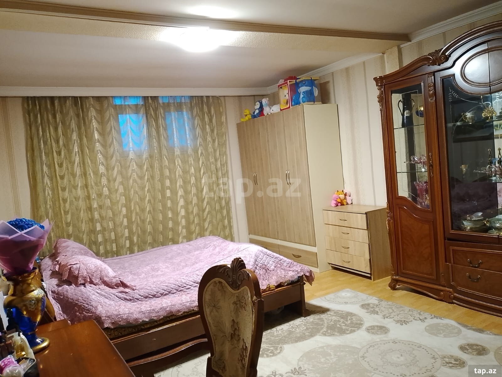 3-otaqlı mənzil kirayə verilir, N.Nərimanov m., 100 m²