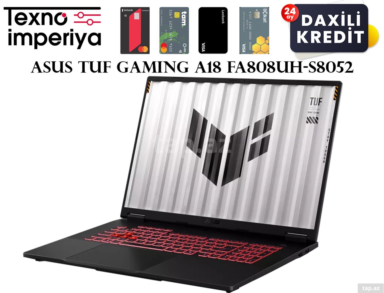 ASUS TUF Gaming A18 FA808UH-S8052  90NRONM1-M002K0