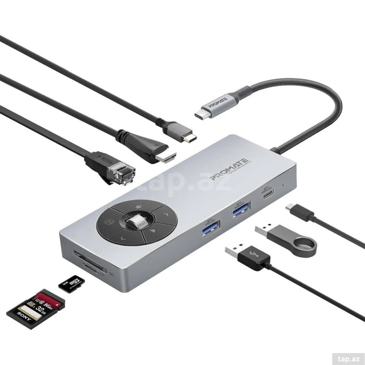 Multiport Çevirici Promate 14-in-1 Multiport USB-C Hub COMANDHUB-PRO — 1