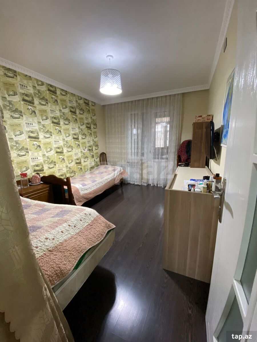 5-otaqlı mənzil, Sarayeva küç., 100 m²