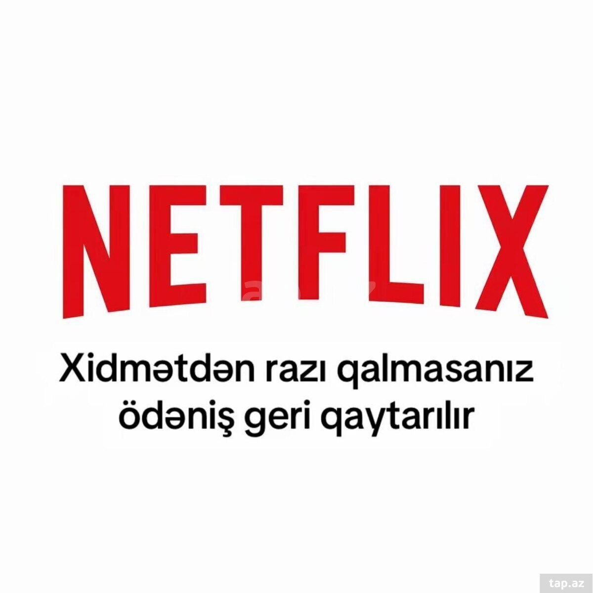 Netflix Premium səhifəsi