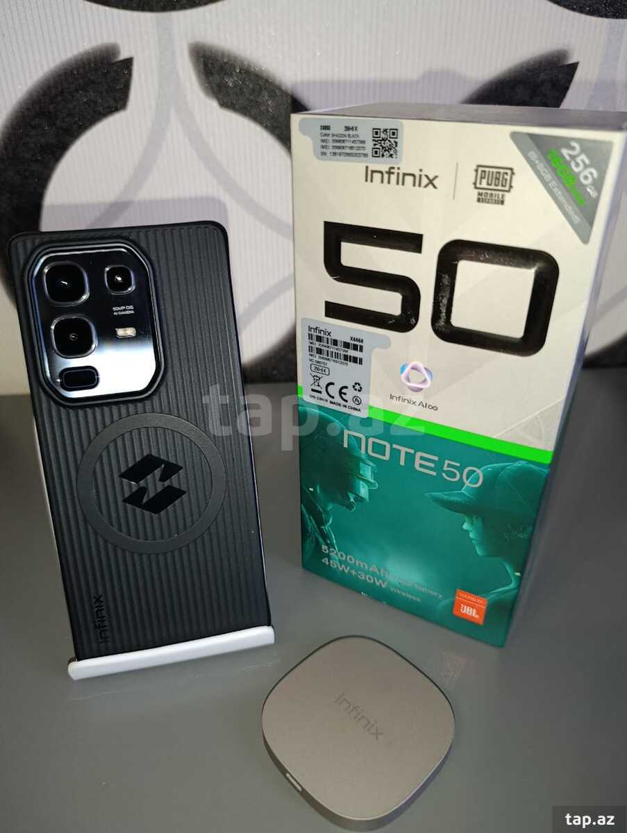 Infinix Note 50 Shadow Black 256GB/8GB (4)
