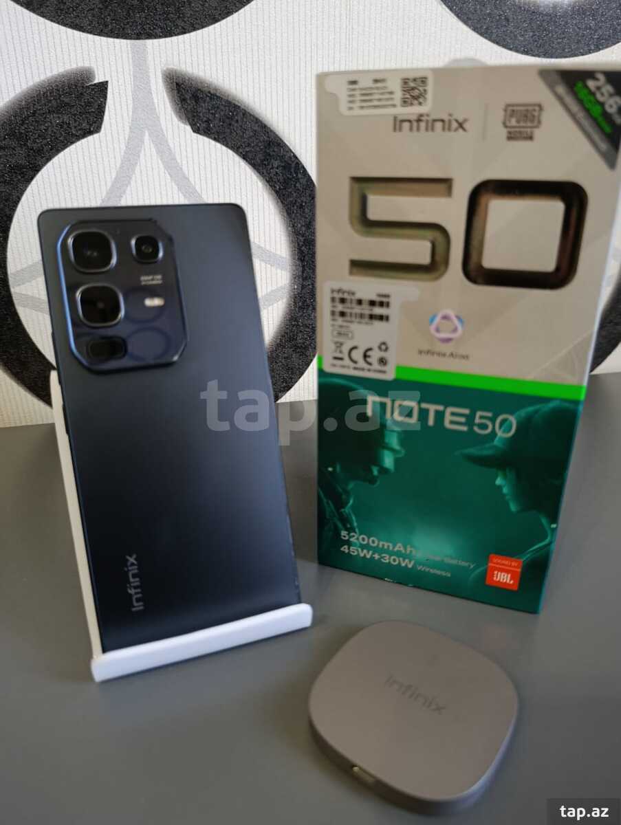Infinix Note 50 Shadow Black 256GB/8GB (2)