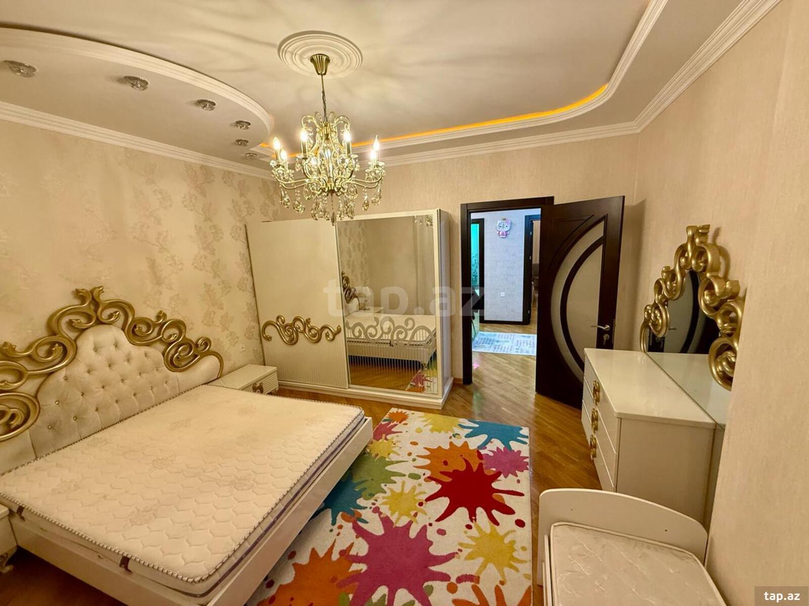3-otaqlı yeni tikili kirayə verilir, Nərimanov r., 100 m²
