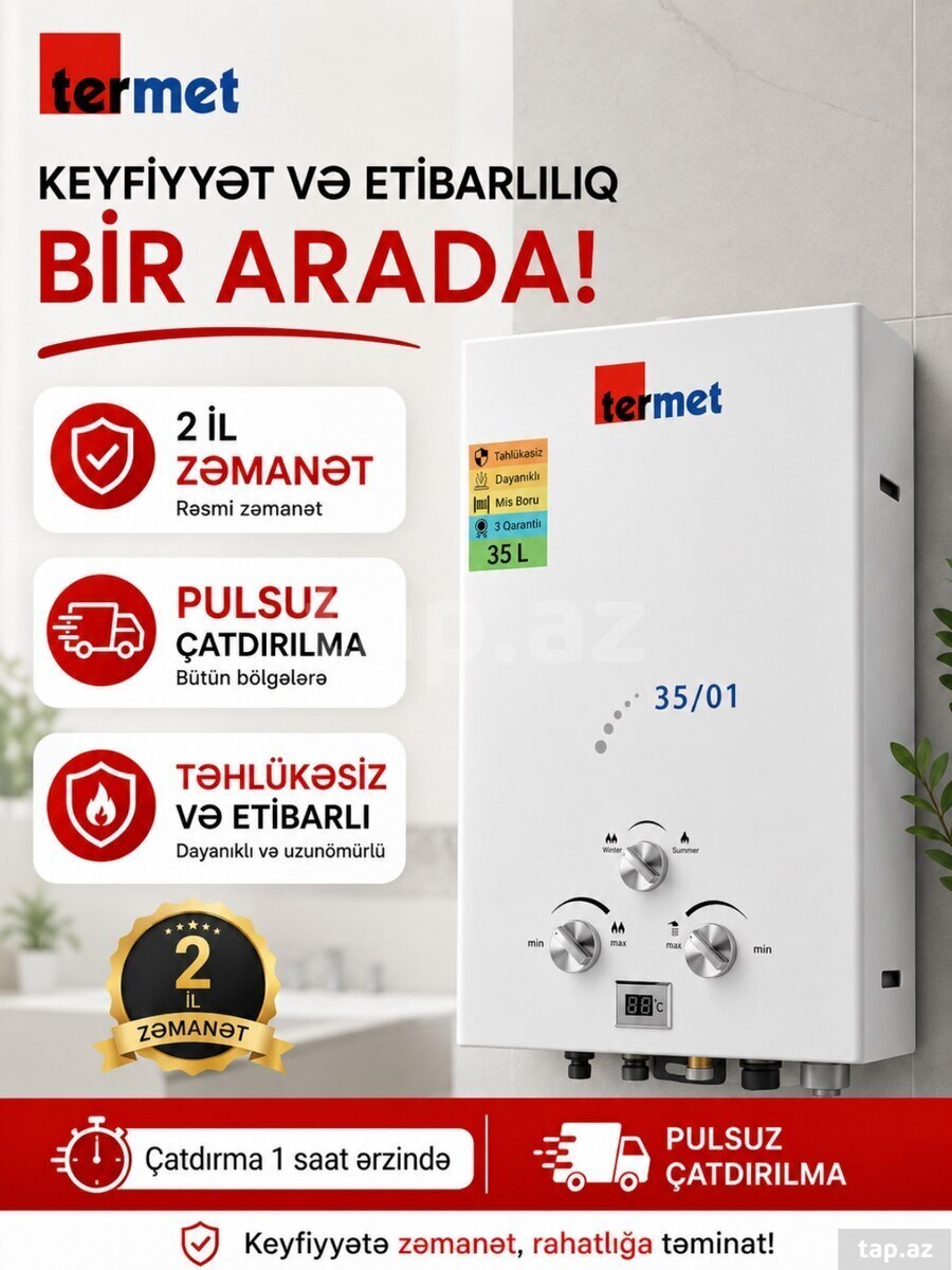 Su qızdırıcısı Termet 35lt