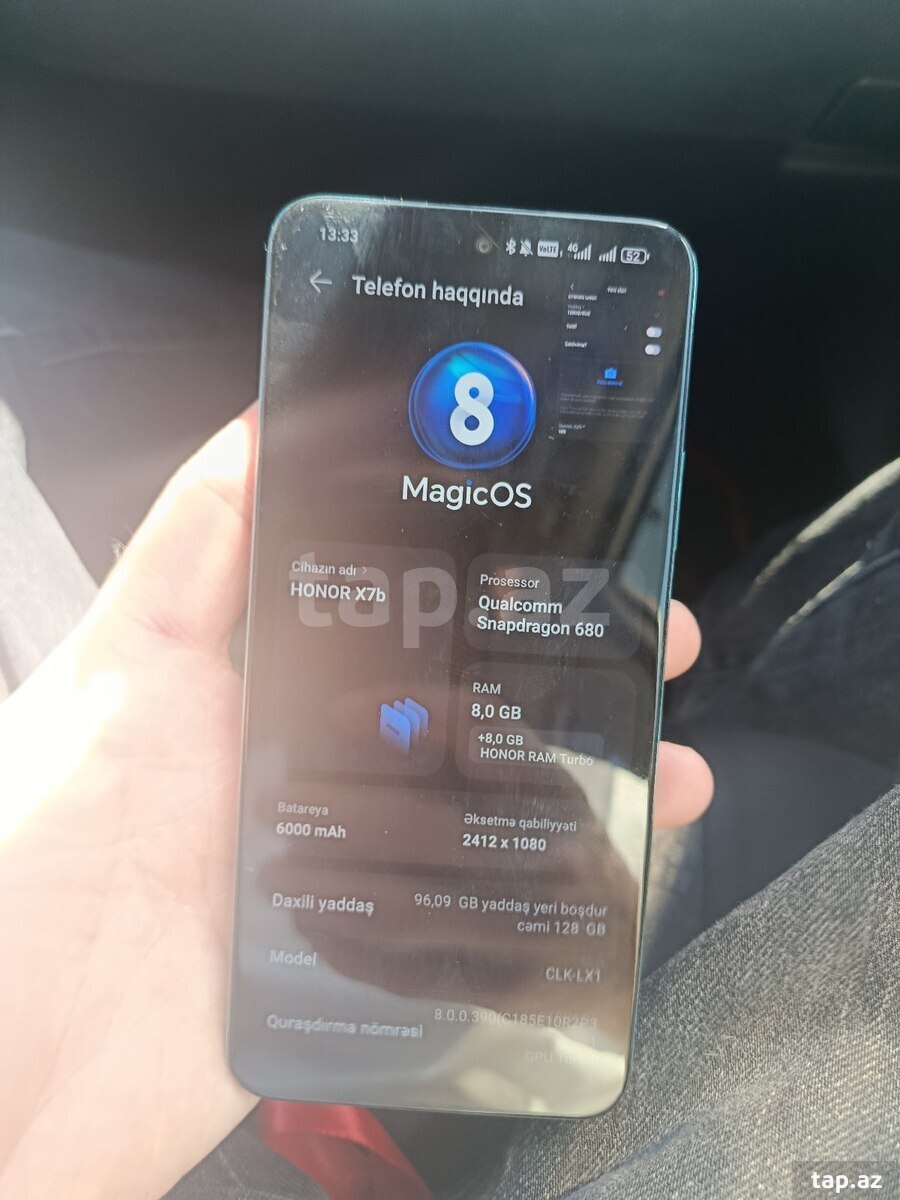 Honor X7b Emerald Green 128GB/8GB (3)